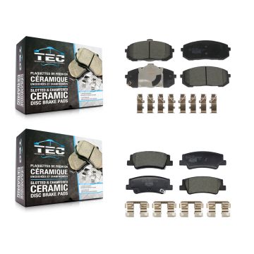 Front Rear Ceramic Brake Pads Kit For Hyundai Sonata Kia K5 KTC-100801