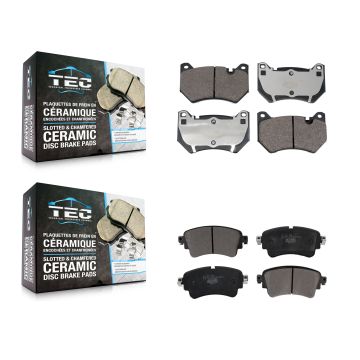 Front Rear Ceramic Brake Pads Kit For 2018-2019 Audi Q5 With Brembo Calipers KTC-100812