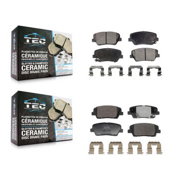 Front Rear Ceramic Brake Pads Kit For Hyundai Santa Fe Sport Kia Sorento KTC-100817