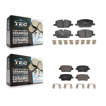 Front Rear Ceramic Brake Pads Kit For Buick Envision Cadillac XT4 KTC-100826