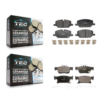 Front Rear Ceramic Brake Pads Kit For 2020 Buick Envision From Chassis  VIN # LS723983 KTC-100827