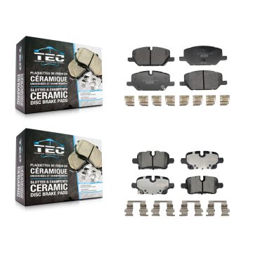 Front Rear Ceramic Brake Pads Kit For GMC Terrain Chevrolet Equinox KTC-100829