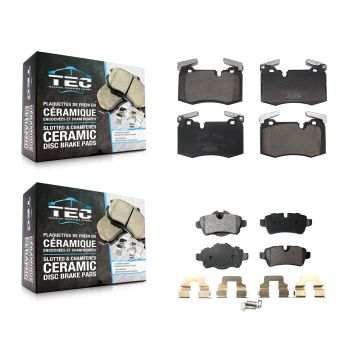 Front Rear Ceramic Brake Pads Kit For Mini Cooper With 316mm Diameter Rotor KTC-100832