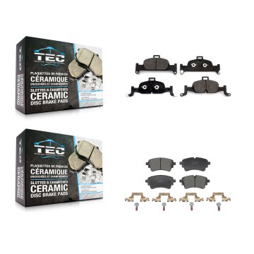 Front Rear Ceramic Brake Pads Kit For Audi A4 Quattro A5 Sportback allroad A6 KTC-100846