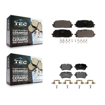 Front Rear Ceramic Brake Pads Kit For Audi Q7 Q8 A8 Quattro KTC-100849