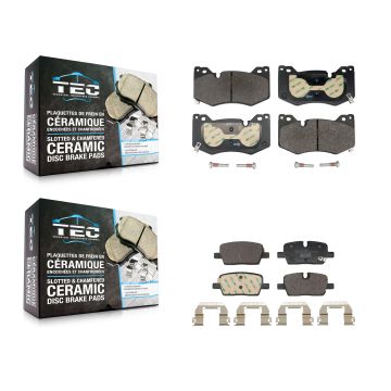 Front Rear Ceramic Brake Pads Kit For Cadillac CT4 KTC-100853