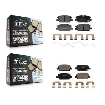 Front Rear Ceramic Brake Pads Kit For Chevrolet Malibu With Manual Parking KTC-100854