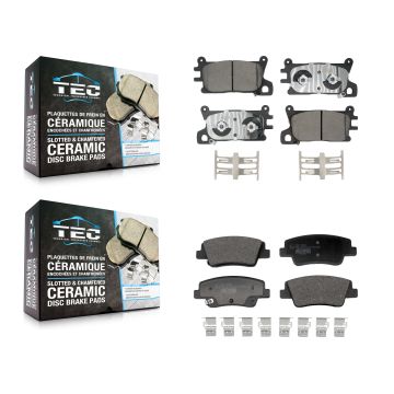 Front Rear Ceramic Brake Pads Kit For Genesis GV70 G80 G90 KTC-100855
