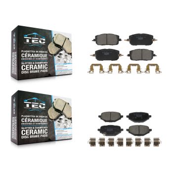 Front Rear Ceramic Brake Pads Kit For 2023-2024 Mazda CX-50 KTC-100879