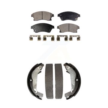 Front Rear Ceramic Brake Pads And Drum Shoes Kit For Chevrolet Cruze Limited KTN-100039
