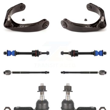 Front Control Arm Ball Joint Tie Rod End Link Kit (8Pc) For 2006-2008 Dodge Ram 1500 RWD KTR-100333