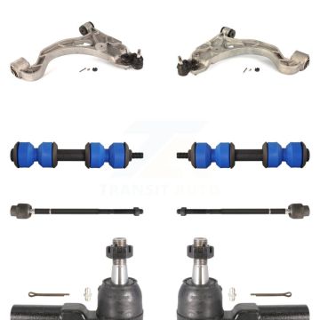 Front Arm Ball Joint Tie Rod End Link Kit (8Pc) For Pontiac Bonneville Oldsmobile Aurora KTR-100369