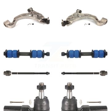 Front Arm Ball Joint Tie Rod End Link Kit (8Pc) For Pontiac Bonneville Oldsmobile Aurora KTR-100372