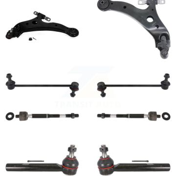 Front Control Arm Ball Joint Tie Rod End Link Kit (8Pc) For Lexus RX350 Toyota Highlander KTR-100383