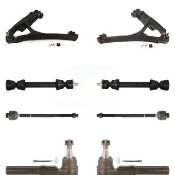 Front Control Arm And Ball Joint Tie Rod End Link Kit (8Pc) For GMC Sierra 1500 Chevrolet KTR-100390