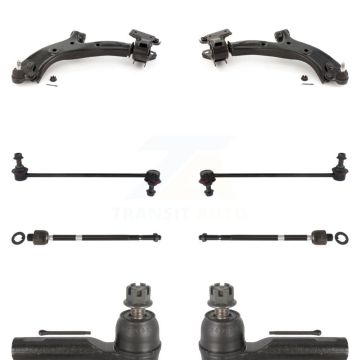 Front Suspension Control Arm And Ball Joint Tie Rod End Bar Link Kit (8Pc) For Honda CR-V KTR-100397