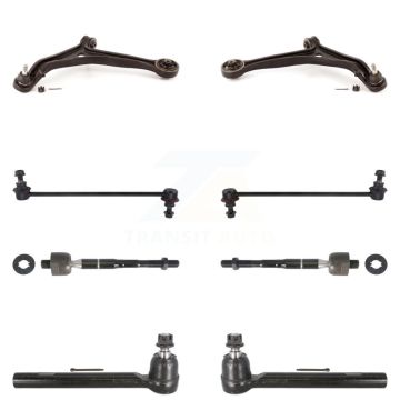Front Suspension Control Arm And Ball Joint Tie Rod End Link Kit (8Pc) For Honda Odyssey KTR-100398