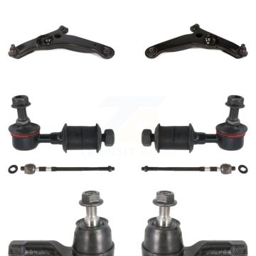 Front Arm And Ball Joint Tie Rod End Link Kit (8Pc) For 2003-2006 Mitsubishi Outlander KTR-100400