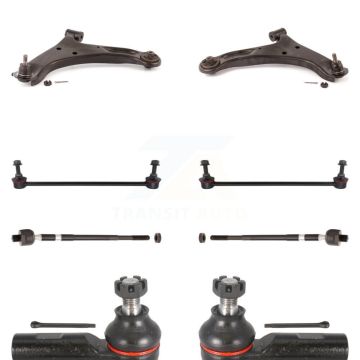 Front Control Arm Ball Joint Tie Rod End Link Kit (8Pc) For 2006-2013 Suzuki Grand Vitara KTR-100405