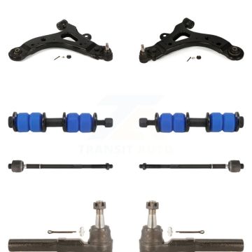 Front Control Arm & Ball Joint Tie Rod End Link Kit (8Pc) For Pontiac Montana Buick Aztek KTR-100416