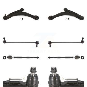 Front Control Arm And Ball Joint Tie Rod End Link Kit (8Pc) For 2006-2014 Honda Ridgeline KTR-100420