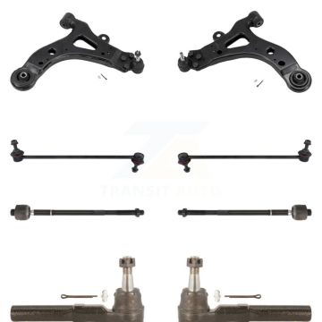 Front Control Arm And Ball Joint Tie Rod End Link Kit (8Pc) For Pontiac Montana Chevrolet KTR-100421