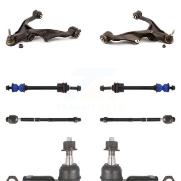 Front Control Arm Ball Joint Tie Rod End Link Kit (8Pc) For 12 Ram 1500 With 8 Lug Wheels KTR-100428