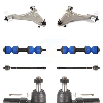 Front Control Arm & Ball Joint Tie Rod End Link Kit (8Pc) For Buick Lucerne Cadillac DTS KTR-100430