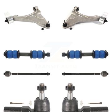 Front Control Arm & Ball Joint Tie Rod End Link Kit (8Pc) For Buick Lucerne Cadillac DTS KTR-100431