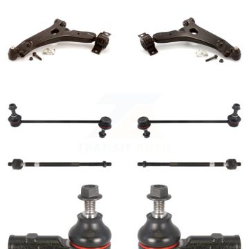 Front Suspension Control Arm And Ball Joint Tie Rod End Bar Link Kit (8Pc) For Ford Focus KTR-100441