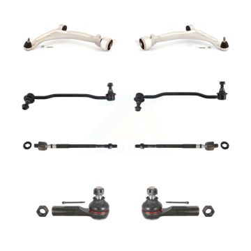 Front Control Arm Ball Joint Assembly Tie Rod End Link Kit (8Pc) For Nissan Altima Maxima KTR-100455