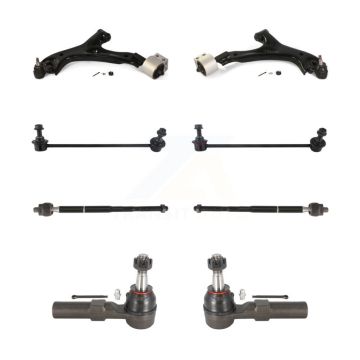 Front Control Arm Ball Joint Tie Rod End Link Kit (8Pc) For Chevrolet Equinox Pontiac Vue KTR-100469