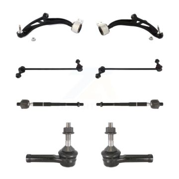 Front Control Arm Ball Joint Tie Rod End Link Kit (8Pc) For Ford Explorer Police Utility KTR-100472