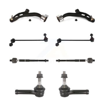 Front Arm Ball Joint Tie Rod End Link Kit (8Pc) For Ford Police Interceptor Sedan Lincoln KTR-100477