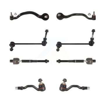 Front Control Arm Ball Joint Tie Rod End Link Kit (8Pc) For BMW X5 X6 With Adaptive Drive KTR-100484