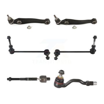 Front Control Arm Ball Joint Tie Rod End Link Kit (6Pc) For BMW X5 X6 With Adaptive Drive KTR-100491