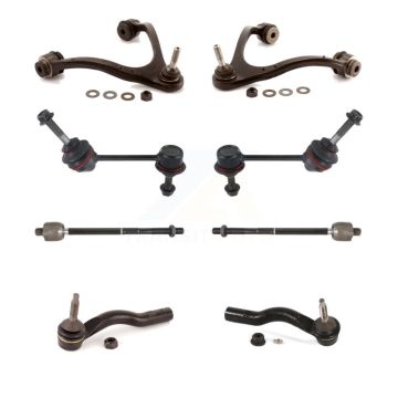 Front Arm Ball Joint Tie Rod End Link Kit (8Pc) For Ford Crown Victoria Lincoln Town Car KTR-100524