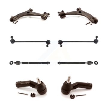 Front Suspension Control Arm & Ball Joint Tie Rod End Link Kit (8Pc) For Mazda 3 5 Sport KTR-100534