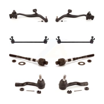 Front Control Arm Ball Joint Tie Rod End Link Kit (8Pc) For 2003-2008 INFINITI FX35 FX45 KTR-100548