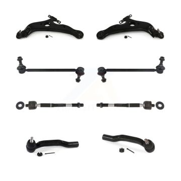 Front Control Arm And Ball Joint Tie Rod End Link Kit (8Pc) For 2004-2010 Toyota Sienna KTR-100555