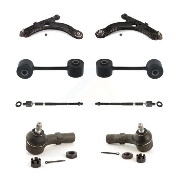 Front Control Arm & Ball Joint Tie Rod End Link Kit (8Pc) For Volkswagen Jetta Golf City KTR-100559