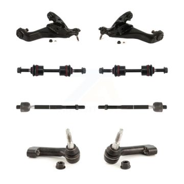 Front Control Arm Ball Joint Tie Rod End Link Kit (8Pc) For Ford F-150 Expedition Lincoln KTR-100561