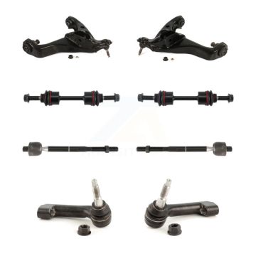 Front Suspension Control Arm And Ball Joint Tie Rod End Bar Link Kit (8Pc) For Ford F-150 KTR-100562