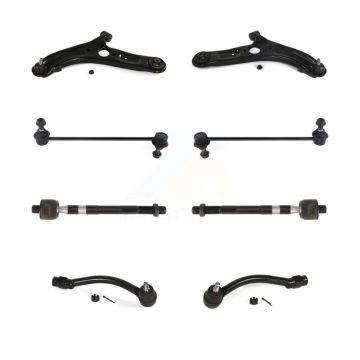 Front Control Arm & Ball Joint Tie Rod End Link Kit (8Pc) For Hyundai Elantra GT Veloster KTR-100571