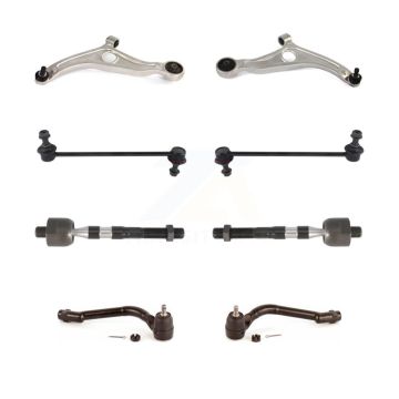 Front Control Arm And Ball Joint Tie Rod End Link Kit (8Pc) For Hyundai Sonata Kia Optima KTR-100575