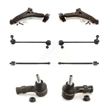 Front Suspension Control Arm And Ball Joint Tie Rod End Bar Link Kit (8Pc) For Ford Focus KTR-100583