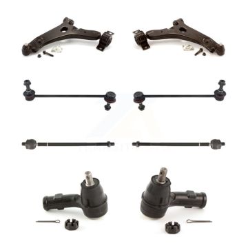 Front Suspension Control Arm And Ball Joint Tie Rod End Bar Link Kit (8Pc) For Ford Focus KTR-100584