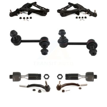 Front Control Arm Ball Joint Tie Rod End Link Kit (8Pc) For GMC Chevrolet Trailblazer XL KTR-100594