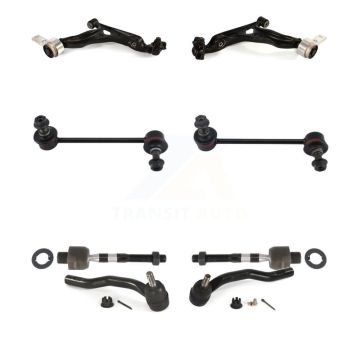 Front Suspension Control Arm Ball Joint Tie Rod End Link Kit (8Pc) For 2009-2013 Mazda 6 KTR-100603