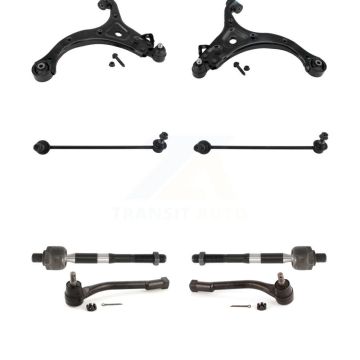 Front Control Arm Ball Joint Tie Rod End Link Kit (8Pc) For Kia Sedona Hyundai Entourage KTR-100606